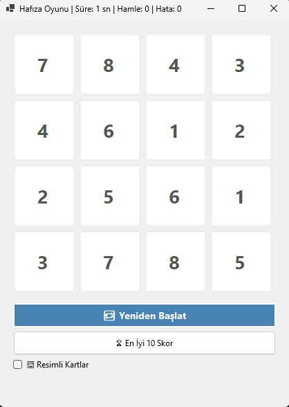 Hafıza Oyunu Önizleme 2